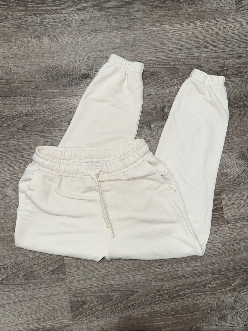 Zara Cream Women's Jogger Sweatpants